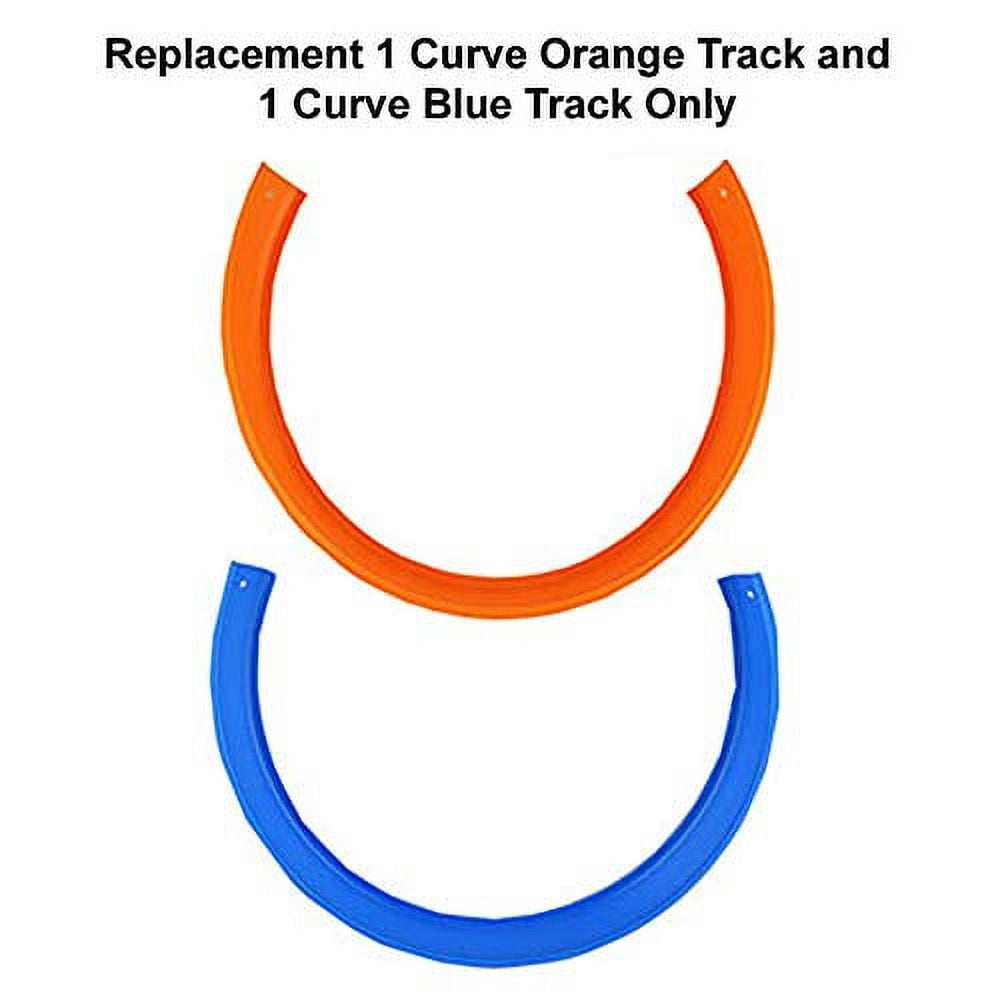 Replacement Parts for Hot Wheels Track - Hot Wheels Criss Cross Crash Car Race Track DTN42 | Includes 1 Curve Orange Track and 1 Curve Blue Track