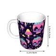 thumbnail image 2 of Yiaed cartoon Skull rainbow space Print Ceramics Coffee,Large Handle Design,Extra Large Tea and Coffee Cup for Office and Home Mugs, 2 of 6