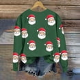 thumbnail image 3 of Christmas Sweatshirts for Womens Crewneck Christmas Printed Shirts Loose Long Sleeve Blouses Casual Merry Xmas Sweatshirt Holiday Party Pullover Sweater Tops, 3 of 5