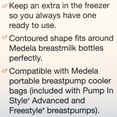 thumbnail image 3 of Medela Ice Pack for Breast Milk Storage, Compatible with Pump in Style Advanced and Freestyle Breast Pump, 87092, Blue, 1 Count, 3 of 7