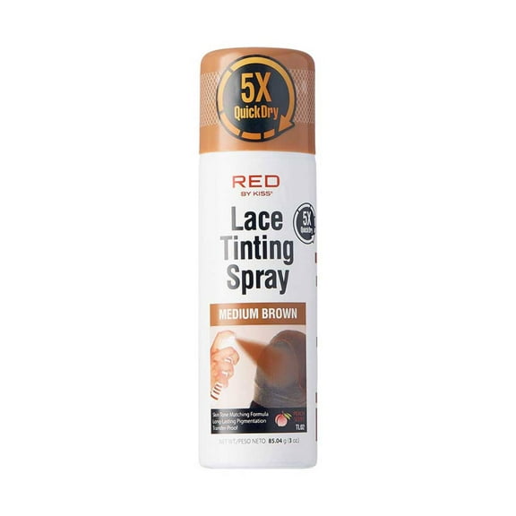 Red By Kiss Lace Tinting Spray, Quick Dry & Skin Tone, 3 oz