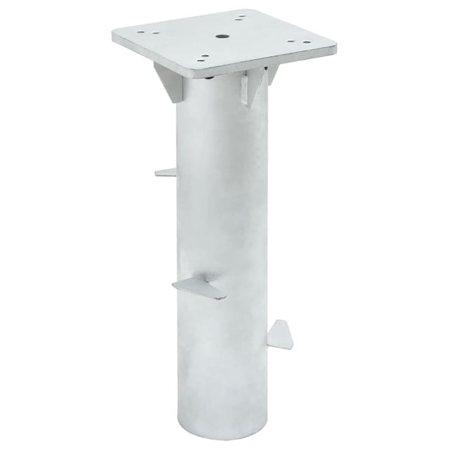 Base de sombrilla empotrada VidaXL Square 6.3 de metal con Dacromet