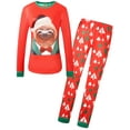thumbnail image 2 of SSLR Family Matching Christmas Pajamas Sets Xmas Sleepwear Nightwear 2-Piece Pjs Tops+Pants, 2 of 8