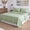Sage, variant on Luxurious Pure French Linen Sheets set 1 Fitted Sheet 1 Flat Sheet 2 Pillowcases - Queen Size Natural