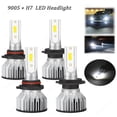 thumbnail image 1 of For Lincoln Town Car 2003-2011 Combo 9005 H7 LED Headlight Bulbs High/Low Beam, 1 of 12