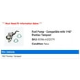 thumbnail image 2 of Fuel Pump - Compatible with 1967 Pontiac Tempest, 2 of 2