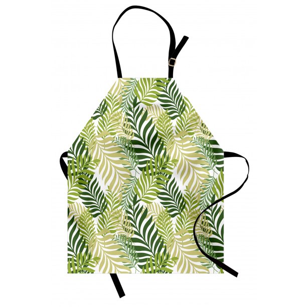 Leaf Apron Tropic Exotic Palm Tree Leaves Natural Botanical Spring ...