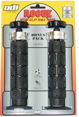 NEW ODI Rogue BMX Lock-On Grips Bonus Pack Black