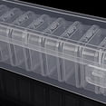 thumbnail image 2 of 12 Compartment Adjustable Organizers Box With Clear Lid For Home Office Accessories Storage, 2 of 8