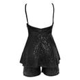 thumbnail image 7 of Daznico Elegant Festival Style Layered Deep Back Jumpsuit Dress for Sleeveless Sequin Midi Romper Outfit for Party Events,Mardi Gras Clothing,XXL, 7 of 7