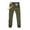 Army Green, variant on Wancir Men's Solid Color Multi-pocket Washed Cargo Pants Outdoor Casual Pants