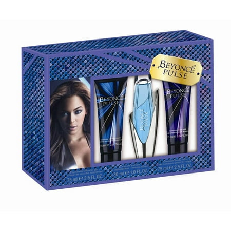 Beyonce Pulse 3 Piece Gift Set- Parfum, Body Milk & Shower Gel