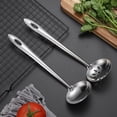 thumbnail image 4 of 4Pcs Stainless Steel Flatware Serving Utensils, Skimmer Slotted Spoon and Soup Ladle,[Rustproof, Heat Resistance,]Dishwasher Safe, 4 of 6