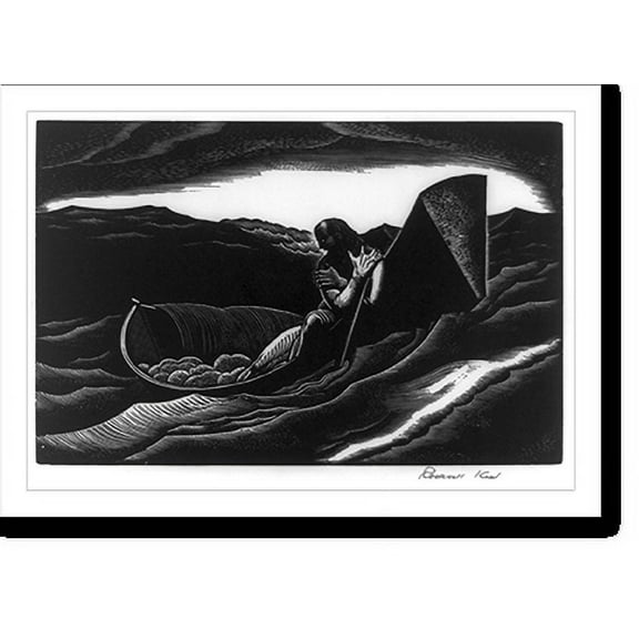 Historic Print, [The end].Rockwell Kent., 16" x 20"