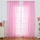 thumbnail image 3 of Cortina Deco de tul con estampado de estrellas de ventana Sheer Purdah para sala de estar (rosa) Ehuebsd Libre de BPA, 3 of 9
