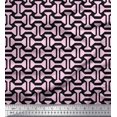thumbnail image 1 of Soimoi Silk Fabric Geometric Abstract Print Sewing Fabric Yard 42 Inch Wide, 1 of 3