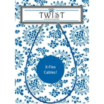 ChiaoGoo TWIST X-Flex Blue - [S] Small Interchangeable Cables - For US-2 (2.75 mm) to US-8 (5 mm) Tips