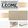 thumbnail image 4 of Home Wall Decor Signs Kindergarten Here I Come Wooden Wall Art Decor Decorative Plaque Sign For House Family Living Room Bedroom Kitchen 12X 6 Inch, 4 of 7