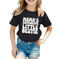 thumbnail image 1 of T-shirts Filles Col Rond Imprimé Manches Courtes Été pour Adolescentes 2-3 Ans Mode Filles, 1 of 4
