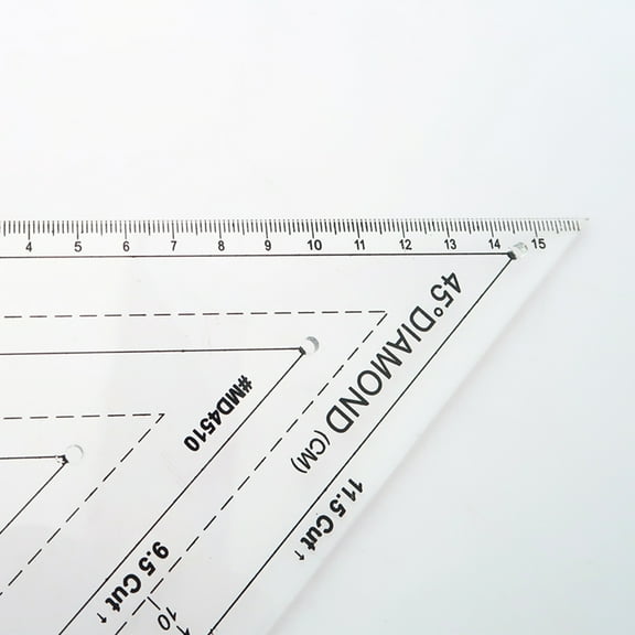 Worgeous Diamond Ruler Sewing Rules Sewing Ruler Rule for Sewing Rhomboid Quilting Ruler