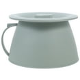 thumbnail image 1 of MOVTOTOP Green Plastic Urinal Chamber Pot for Home Use Portable Toilet with Lid and Handle, 1 of 7