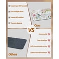thumbnail image 3 of Peach Blossom Stair Treads for Wooden Steps Indoor Runner Rug Carpet, Nature Pink Blue Flower Spring Birds 4 Pieces Peel and Stick Staircase Step Treads Covers Washable Throw Door Mats, 30"x8", 3 of 6