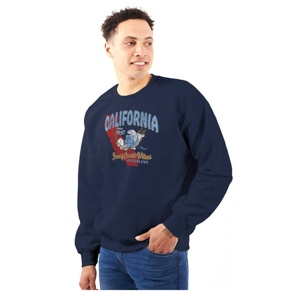 California Golden State Smurf Vibes Sweatshirt for Men or Women Brisco Brands S