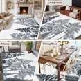 thumbnail image 5 of 8'x10' Area Rugs, Black Botanical Indoor Outdoor Area Rug for Living Room Bedroom, Farmhouse Watercolor Pine Tree Washable Bathroom Rugs Kitchen Floor Carpet Mats Home Decor Aesthetic, 5 of 8