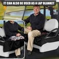 thumbnail image 5 of Whosucclay American Flag Golf Themed Graphic Print Towel Cover, Breathable Anti-Slip Elastic Protector for Club Car EZGO Yamaha, 52.36"x 32.28", 5 of 7