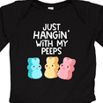 thumbnail image 4 of Inktastic Easter Hangin' with My Peeps Boys or Girls Long Sleeve Baby Bodysuit, 4 of 5
