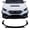Gloss Black, variant on Ikon Motorsports Front Bumper Lip Compatible with 2022-2026 Subaru WRX IKON Style Gloss Black PP Add on Air Dam Chin Spoiler Protector Splitter 3PCS