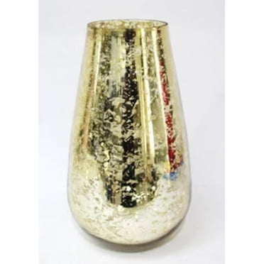 Hosley Modern 8-Inch Glass Vase for Flowers, Weddings, Aromatherapy