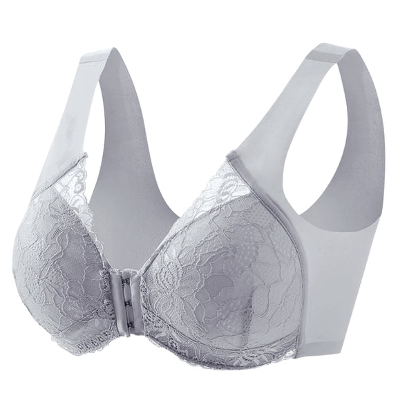 Bras for Women Front Closure Support Bras for Women Elderly Easy Wear Bra Adaptive Front Hook Bra Full Support Front Open Bra Longline Bras for Women