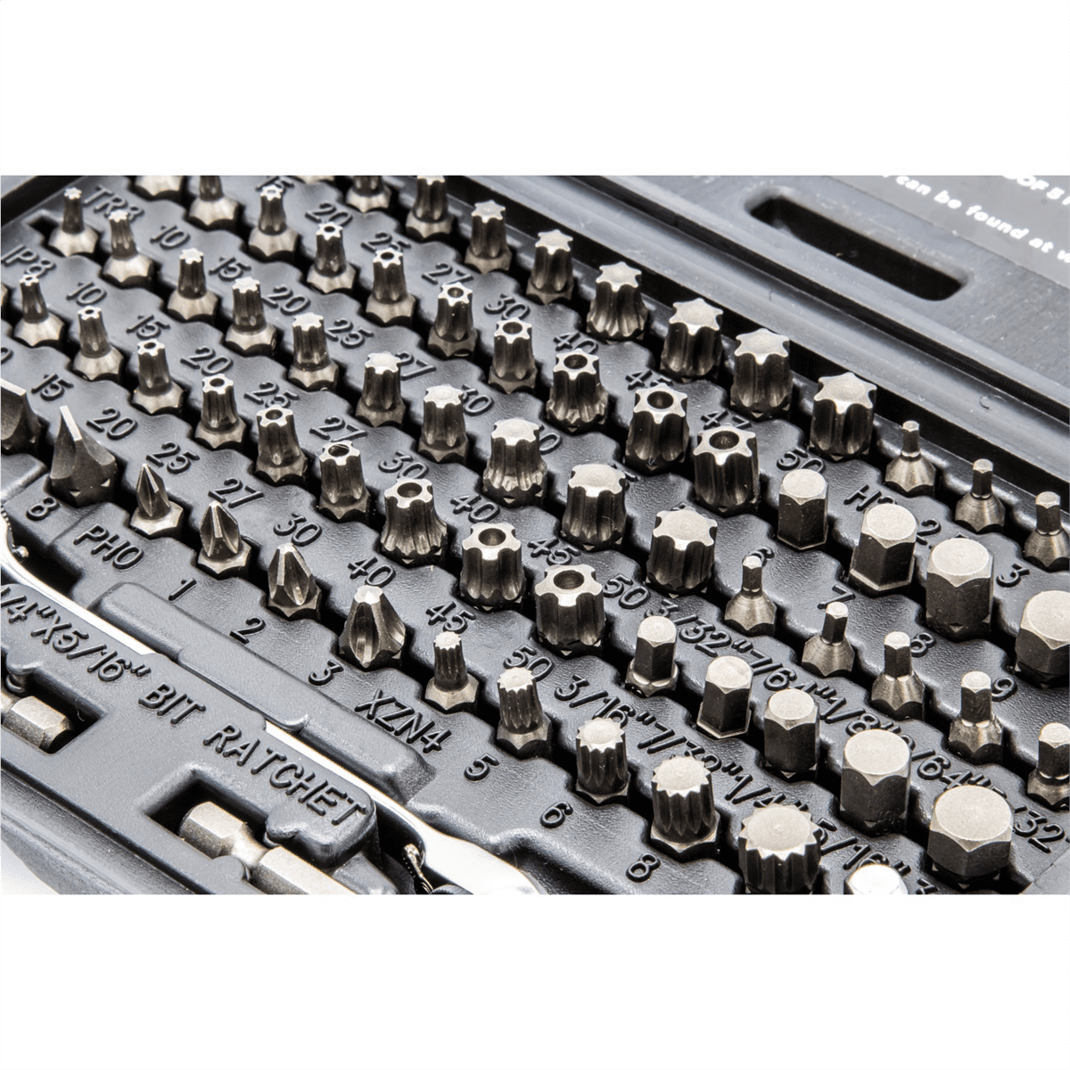 VIM Tools VHC77 Stubby Bit Set Half Cut Low Clearance Ratchet Set