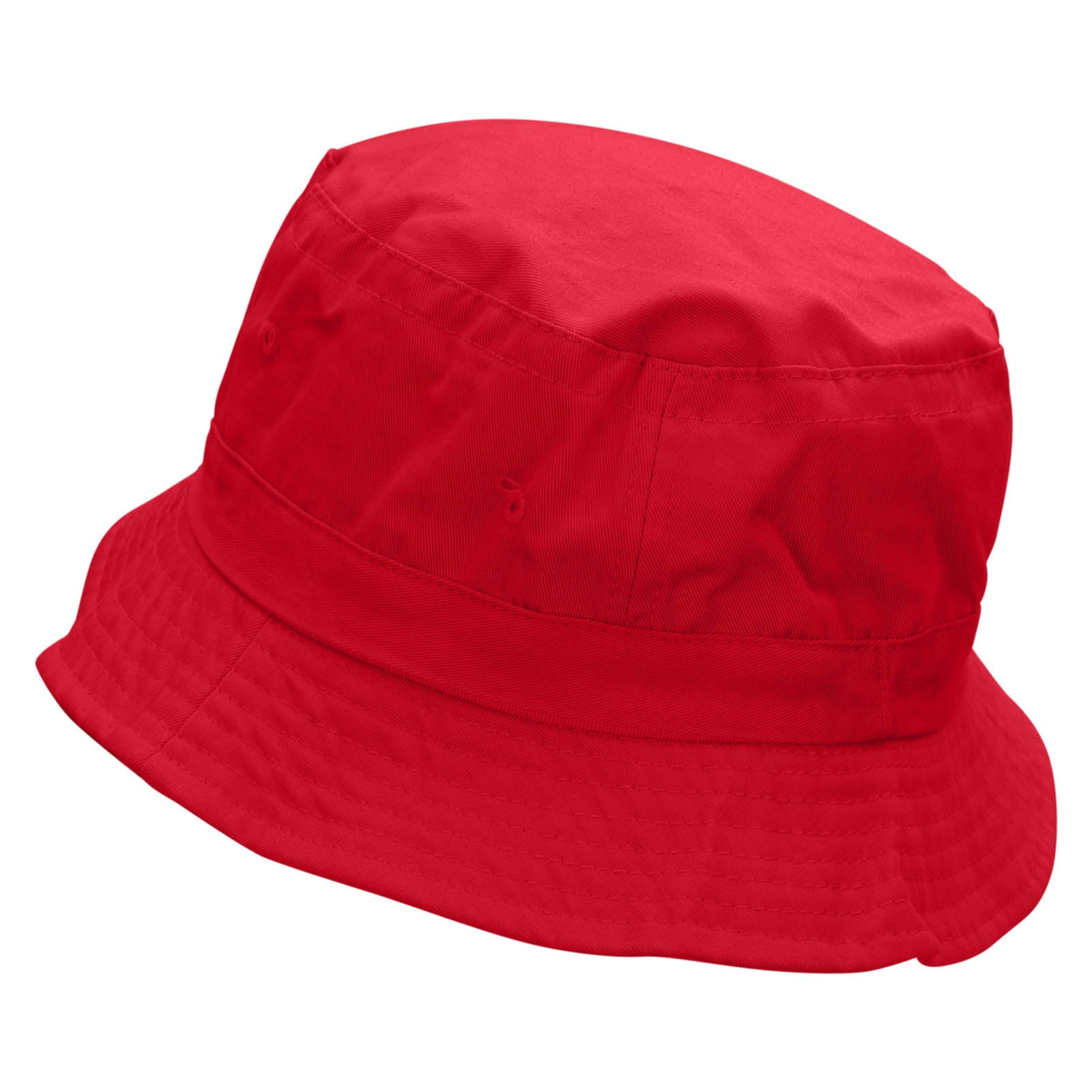 Tour Guide Embroidered Bucket Hat - Red OSFM - Walmart.com