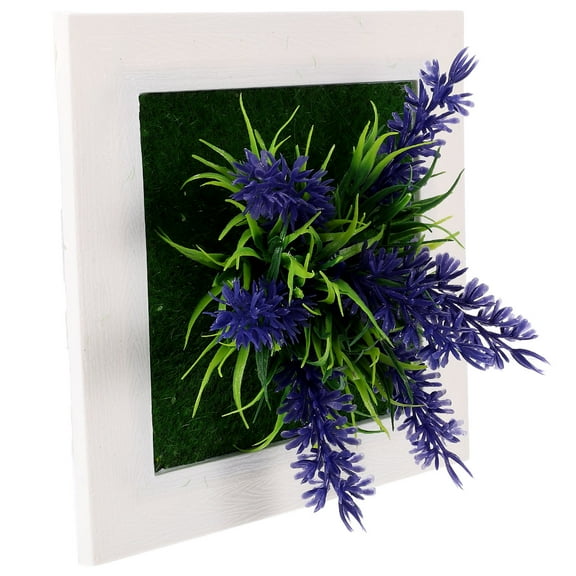 Toyvian Wall Decoration Simulated Plant Hanging Decor Plastic Faux Succulent Arrangement for Scene Enhancement 1Pcs