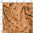thumbnail image 2 of Soimoi Velvet Orange Fabric By the Yard - 54 Inch Wide - Texture Elegance Fabric - Nature-Inspired and Whimsical Patterns for Apparel and Home Decor Printed Fabric, 2 of 6
