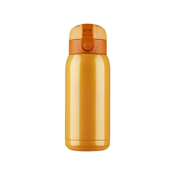 Botella de termo al vacío Bearachild 360ML vaso aislado naranja