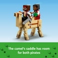 thumbnail image 3 of LEGO Minecraft The Pirate Ship Voyage, Boat Toy Playset for Kids with Squid, Camel and Pirate Figures, Pirate Toy Building Set for Action Role-Play, 3 of 9
