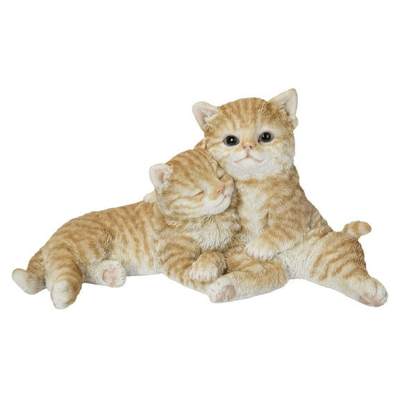 Hi-Line Gifts 12.25" Couple Kitten Outdoor Garden Statue