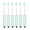 candy blue, variant on 6Pcs Touching Screen Pen with Ballpoint Pen Touching Screen Pen Beadable Ballpoint Pen for Student Adult