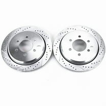 Power Stop AR8591XPR Evolution Drilled & Slotted Rotors -Rear Fits 2003 Ford Expedition