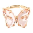 thumbnail image 1 of Anillos para mujer, regalos para mujer, anillo de boca viva transparente de color, anillo femenino Ins Net Red Girl, anillo de moda, anillo vivo, 1 of 2