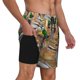 thumbnail image 2 of Fotbe Mallard Ducks Traje de Baño para Hombre – Shorts de Natación de Secado Rápido con Forro y Bolsillos-3X-Large, 2 of 6