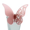 thumbnail image 3 of Tarjeta de lugar con nombre de mariposa 3D, tarjetas de copa de vino cortadas con láser, número de mesa, tarjetas de lugar de asiento, decoraciones para eventos y fiestas de boda, 50 piezas, 3 of 4