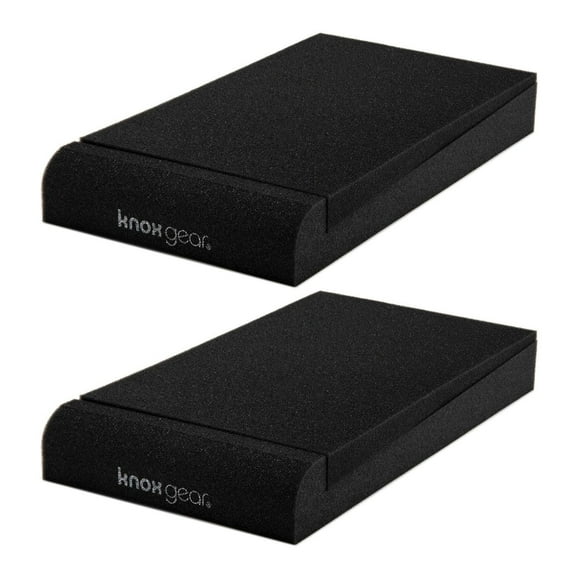 Almohadillas aislantes para monitores de estudio Knox Gear para altavoces de 5 pulgadas