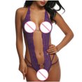 thumbnail image 3 of uublik Lingerie Set for Women Sexy Naughty Plus Size Babydoll Sexy Naughty Lace Bodysuit, 3 of 4