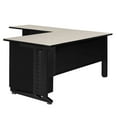 thumbnail image 2 of Romig Forge+ 72 x 78 in. L Shaped Desk with Double Pedestal Drawer Unit- Maple, 2 of 5