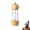 A, variant on Wooden Pepper Grinder Mill with Clear Visible Body, Adjustable Coarseness Manual Salt Pepper Mill for Kitchen Cooking & Steak Seasoning