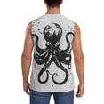 thumbnail image 4 of Kdxio Abstract Ink Octopus Men's Tank Top Muscle Workout Gym Shirts Casual Sleeveless Shirts-Medium, 4 of 7